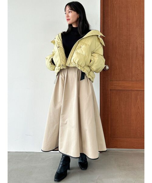 dazzlin（ダズリン）の「ウォーミーシアーインナーニットトップス（ニット/セーター・レディース・グレー/ブラック/ピンク/グリーン・FREE）」の18枚目の写真