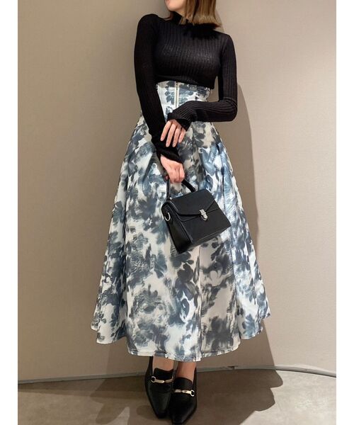 dazzlin（ダズリン）の「ウォーミーシアーインナーニットトップス（ニット/セーター・レディース・グレー/ブラック/ピンク/グリーン・FREE）」の21枚目の写真