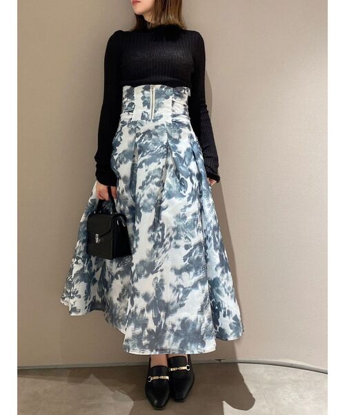 dazzlin（ダズリン）の「ウォーミーシアーインナーニットトップス（ニット/セーター・レディース・グレー/ブラック/ピンク/グリーン・FREE）」の22枚目の写真