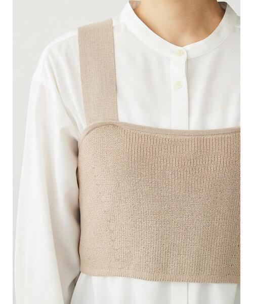 Green Parks(グリーンパークス)の「SET2点ニッビスチェ+とろみチュニック(チュニック・レディース・ブラック/ベージュ・FREE)」の15枚目の写真