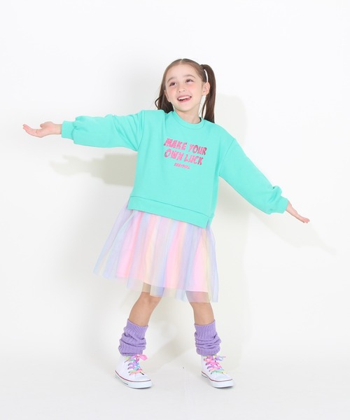 BABYDOLL(ベビードール)の「チュールドッキングワンピース 8803K(ワンピース・キッズ・チェリーピンク/ライトグリーン系1・100cm/130cm/90cm/140cm/110cm/120cm/80cm)」の15枚目の写真