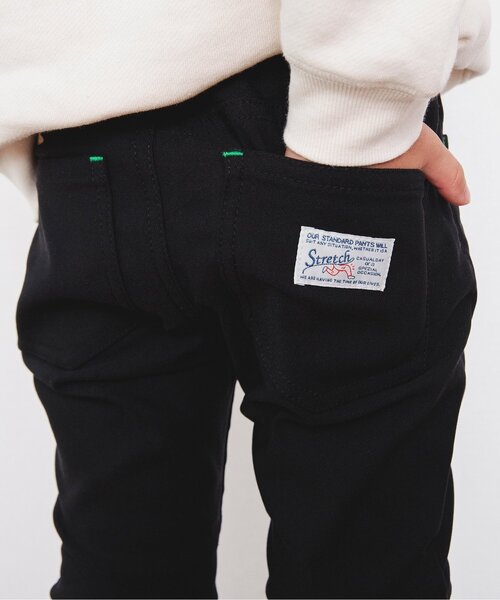 BREEZE（ブリーズ）の「【ユニセックス・裏起毛】あったからくらくスキニー（その他パンツ・キッズ・ブルー/ネイビー/ドット/ベージュ/オレンジ/グレー/パープル/チェック/ブラウン/グリーン/ブラック/カモフラージュ・100/110/120/130/140/90/150）」の20枚目の写真