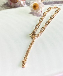 and it_（アンドイット）の「金属アレルギー対応 サージカルステンレス 細チェーンブレス（ブレスレット）」