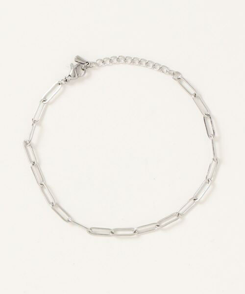 and it_(アンドイット)の「金属アレルギー対応 サージカルステンレス 細チェーンブレス(ブレスレット・レディース・ゴールド/シルバー・FREE)」の3枚目の写真