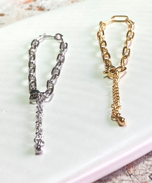 and it_(アンドイット)の「金属アレルギー対応 サージカルステンレス 細チェーンブレス(ブレスレット・レディース・ゴールド/シルバー・FREE)」の7枚目の写真