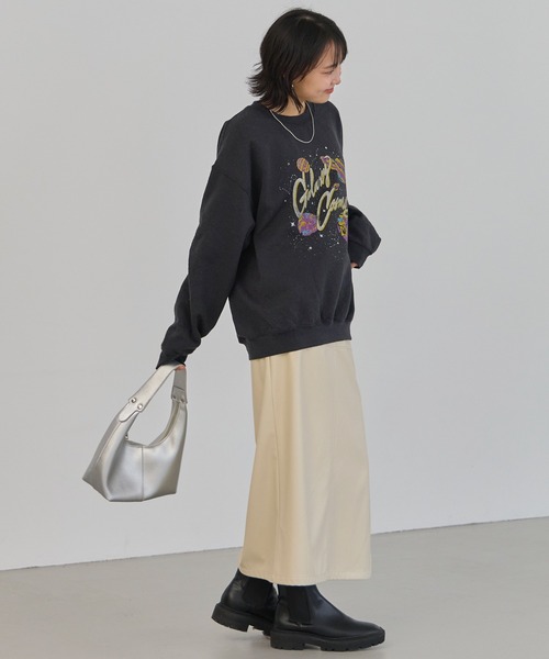 SCREEN STARS（スクリーンスターズ）の「【SCREEN STARS】別注/Galaxy Cosmosスウェット（スウェット・レディース・ブラック/チャコールグレー/スミクロ・F/3L/4L）」の15枚目の写真