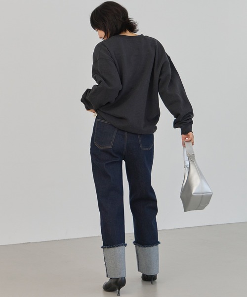 SCREEN STARS（スクリーンスターズ）の「【SCREEN STARS】別注/Galaxy Cosmosスウェット（スウェット・レディース・ブラック/チャコールグレー/スミクロ・F/3L/4L）」の6枚目の写真