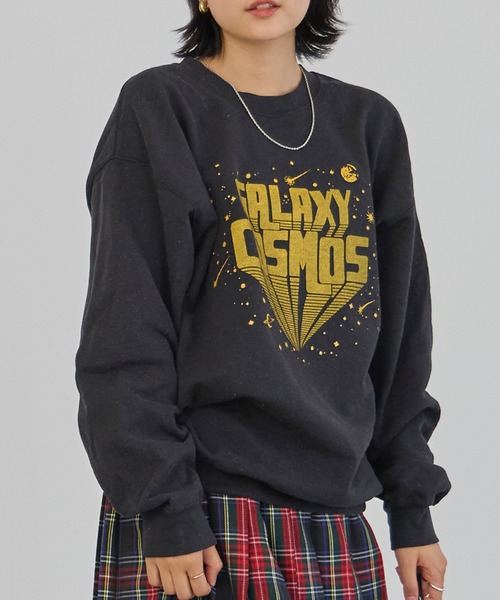 SCREEN STARS（スクリーンスターズ）の「【SCREEN STARS】別注/Galaxy Cosmosスウェット（スウェット・レディース・ブラック/チャコールグレー/スミクロ・F/3L/4L）」の19枚目の写真