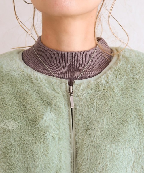 ファー付きキルトジャケット（ブルゾン）｜Social GIRL（ソーシャルガール）