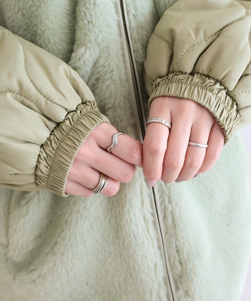 ファー付きキルトジャケット（ブルゾン）｜Social GIRL（ソーシャルガール）