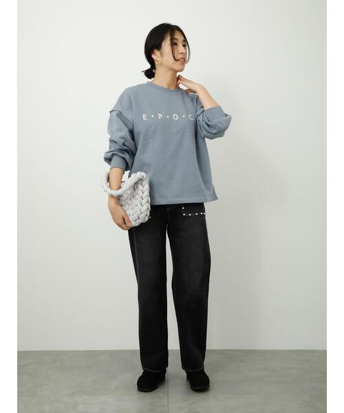 Lugnoncure(ルノンキュール)の「パール付デニムパンツ(デニムパンツ・レディース・ネイビー/ブルー/ブラック・S/L/M)」の17枚目の写真