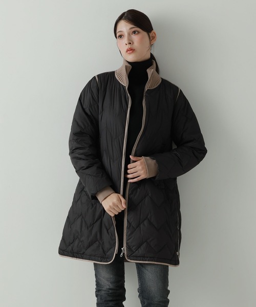 セール】[Filomo]ダウンコート大きいサイズゆったり（ダウンジャケット