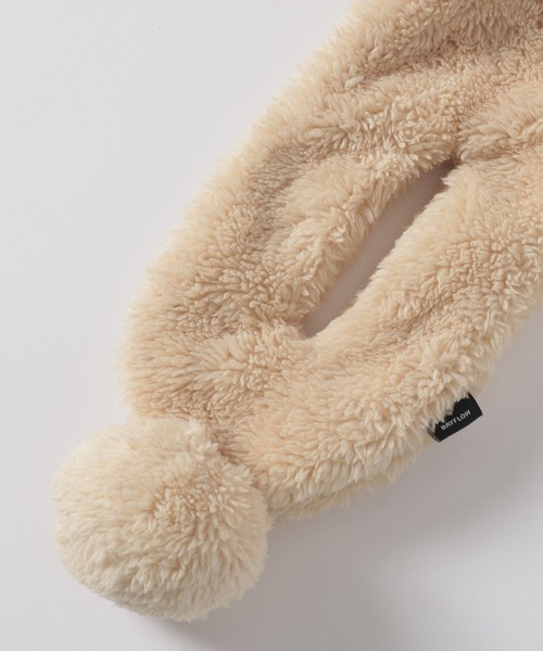 BAYFLOW（ベイフロー）の「ボアマフラー（KIDS）（マフラー・キッズ・ベージュ/ブラウン・FREE）」の7枚目の写真