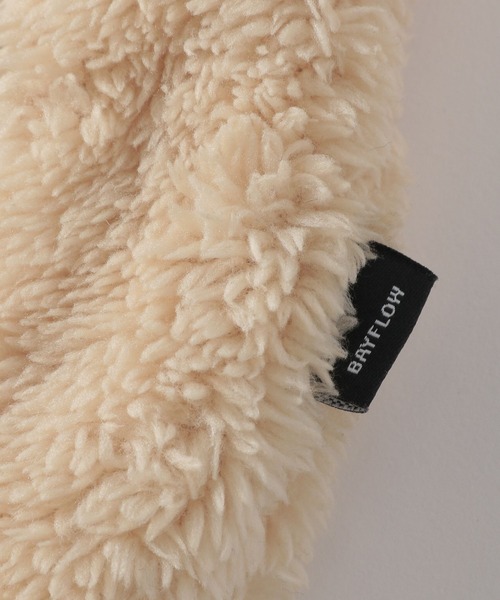 BAYFLOW（ベイフロー）の「ボアマフラー（KIDS）（マフラー・キッズ・ベージュ/ブラウン・FREE）」の8枚目の写真