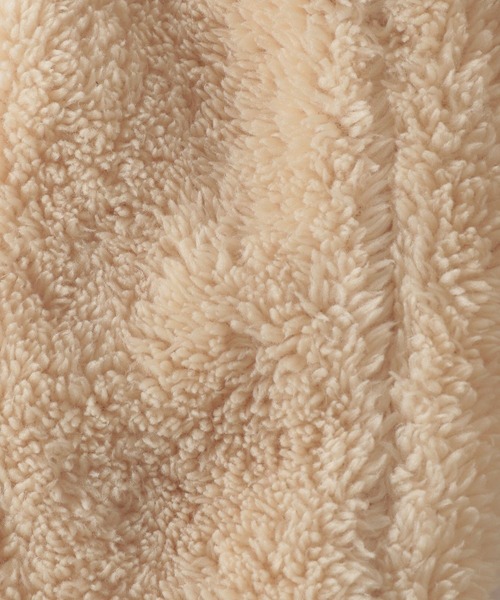 BAYFLOW（ベイフロー）の「ボアマフラー（KIDS）（マフラー・キッズ・ベージュ/ブラウン・FREE）」の9枚目の写真