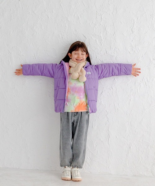 BAYFLOW（ベイフロー）の「ボアマフラー（KIDS）（マフラー・キッズ・ベージュ/ブラウン・FREE）」の3枚目の写真