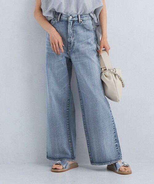 グリーンレーベルリラクシング　ストレート ワイドデニム　L UNITED ARROWS green label relaxing｜【別注】<HEALTHY DENIM
