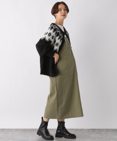 LEPSIM（レプシィム）の「【産前・産後対応】マタニティ／ノルディック2WAYプルオーバー　985978（マタニティウェア/グッズ・レディース・アイボリー/ブルー/ブラック・FREE）」の11枚目の写真