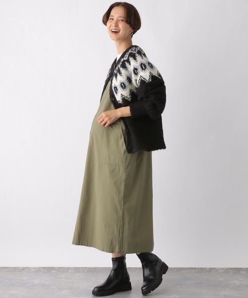 LEPSIM（レプシィム）の「【産前・産後対応】マタニティ／ノルディック2WAYプルオーバー　985978（マタニティウェア/グッズ・レディース・アイボリー/ブルー/ブラック・FREE）」の12枚目の写真