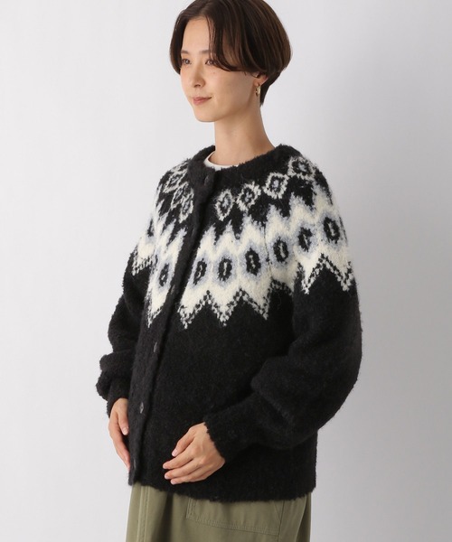 LEPSIM（レプシィム）の「【産前・産後対応】マタニティ／ノルディック2WAYプルオーバー　985978（マタニティウェア/グッズ・レディース・アイボリー/ブルー/ブラック・FREE）」の18枚目の写真