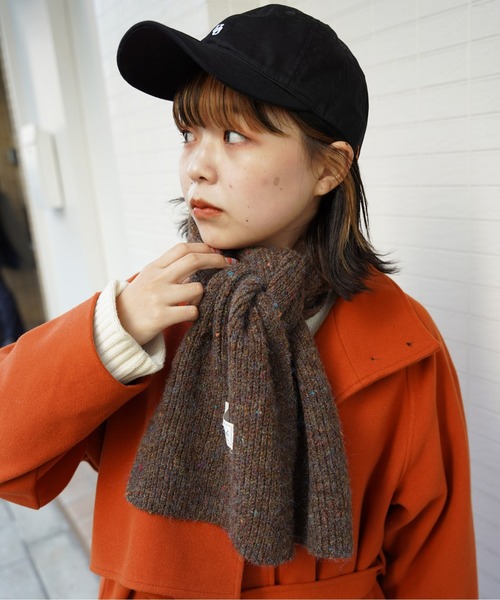 CPCM（シーピーシーエム）の「カラーネップニットマフラー（マフラー・メンズ・ブラック/ブルー/グリーン/ブラウン・FREE）」の3枚目の写真