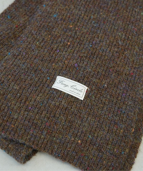 CPCM（シーピーシーエム）の「カラーネップニットマフラー（マフラー・メンズ・ブラック/ブルー/グリーン/ブラウン・FREE）」の7枚目の写真