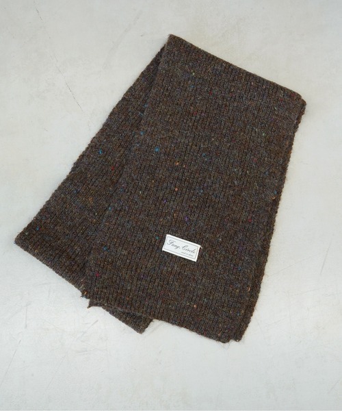 CPCM（シーピーシーエム）の「カラーネップニットマフラー（マフラー・メンズ・ブラック/ブルー/グリーン/ブラウン・FREE）」の16枚目の写真