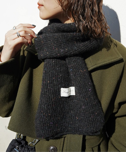 CPCM（シーピーシーエム）の「カラーネップニットマフラー（マフラー・メンズ・ブラック/ブルー/グリーン/ブラウン・FREE）」の13枚目の写真