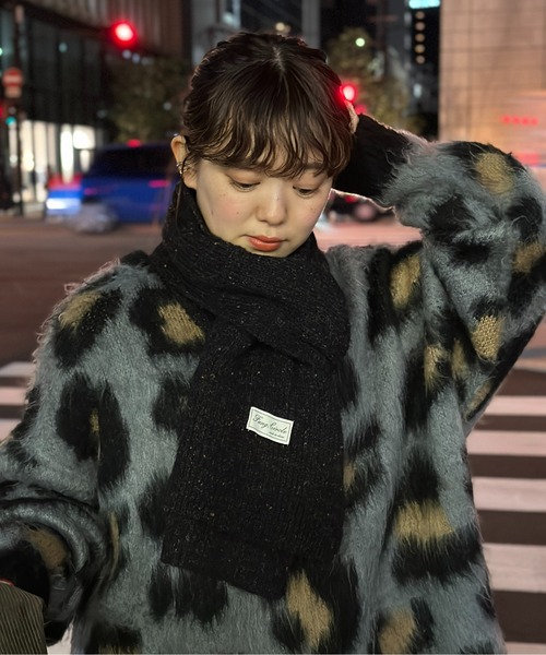 CPCM（シーピーシーエム）の「カラーネップニットマフラー（マフラー・メンズ・ブラック/ブルー/グリーン/ブラウン・FREE）」の20枚目の写真