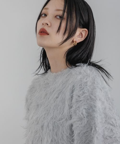 JEANASIS（ジーナシス）の「【ステンレス】2レンフープピアス/992946（ピアス（両耳用）・レディース・シルバー/ゴールド・FREE）」の7枚目の写真