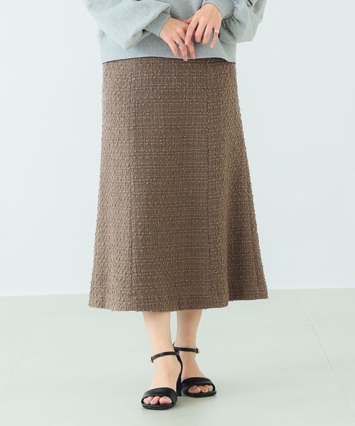 B:MING by BEAMS（ビーミングバイビームス）の「ツイード スカート（スカート・レディース・グリーン/ブラウン系その他4・MEDIUM/SMALL）」の3枚目の写真