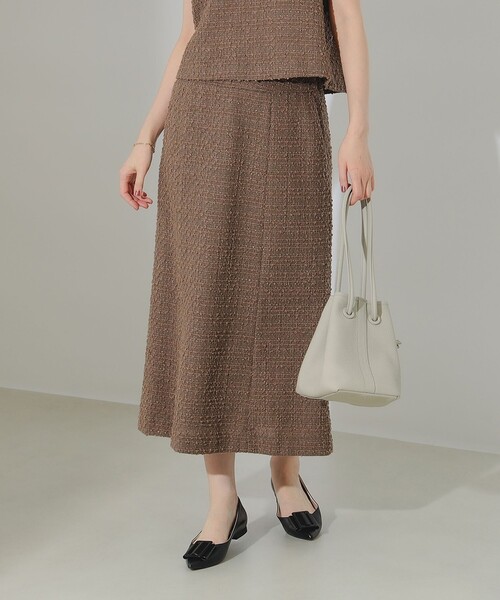 B:MING by BEAMS（ビーミングバイビームス）の「ツイード スカート（スカート・レディース・グリーン/ブラウン系その他4・MEDIUM/SMALL）」の4枚目の写真