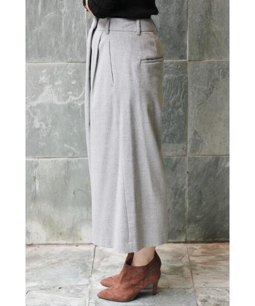 IENA(イエナ)の「メランジ タックガウチョパンツ◆(その他パンツ・レディース・グレー系その他/グレー・40/34/36/38)」の17枚目の写真