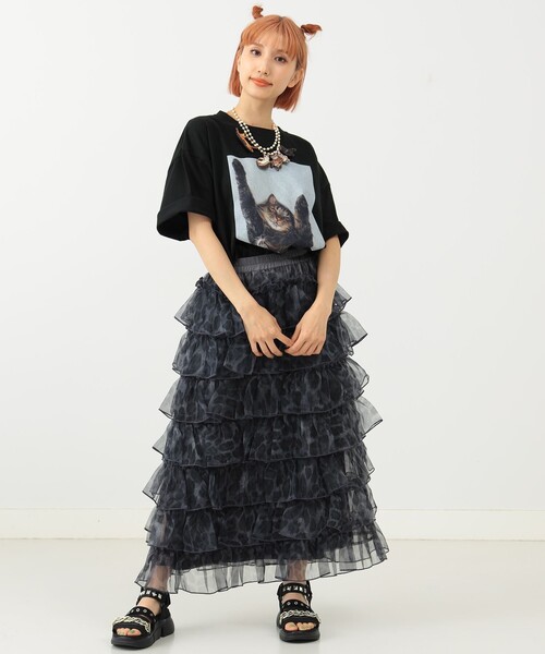 mmts（マミタス）の「mmts / ベンガルティアード スカート（スカート・レディース・ブラウン/ブラック・SMALL/MEDIUM）」の5枚目の写真