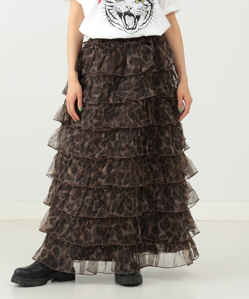 mmts（マミタス）の「mmts / ベンガルティアード スカート（スカート・レディース・ブラウン/ブラック・SMALL/MEDIUM）」の13枚目の写真