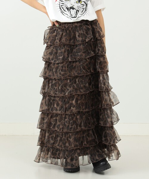 mmts（マミタス）の「mmts / ベンガルティアード スカート（スカート・レディース・ブラウン/ブラック・SMALL/MEDIUM）」の14枚目の写真