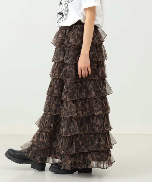 mmts（マミタス）の「mmts / ベンガルティアード スカート（スカート・レディース・ブラウン/ブラック・SMALL/MEDIUM）」の15枚目の写真