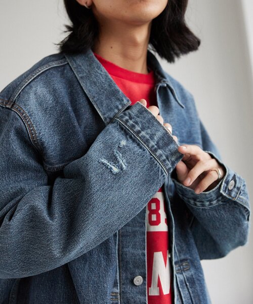 Sサイズ【LEVI’S/リーバイス】別注 1st JKT Selvedge 追加》LEVI'S(R) / リーバイス(R) 別注 1st JKT Selvedge INDIGO