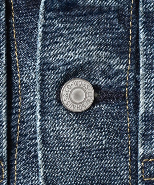 Levi's（リーバイス）の「LEVI’S(R) / リーバイス(R)  別注 1st JKT Selvedge INDIGO（デニムジャケット・メンズ・ダークブルー・X-SMALL/SMALL/LARGE/X-LARGE/MEDIUM/XX-LARGE）」の9枚目の写真