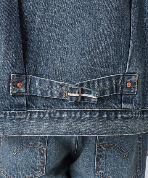 Levi's（リーバイス）の「LEVI’S(R) / リーバイス(R)  別注 1st JKT Selvedge INDIGO（デニムジャケット・メンズ・ダークブルー・X-SMALL/SMALL/LARGE/X-LARGE/MEDIUM/XX-LARGE）」の12枚目の写真