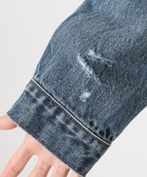 Levi's（リーバイス）の「LEVI’S(R) / リーバイス(R)  別注 1st JKT Selvedge INDIGO（デニムジャケット・メンズ・ダークブルー・X-SMALL/SMALL/LARGE/X-LARGE/MEDIUM/XX-LARGE）」の13枚目の写真