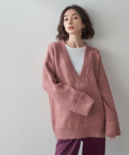 【セール】【eL】7G W Jacquard Big Pullover/993980（ニット/セーター）｜eL（エル）