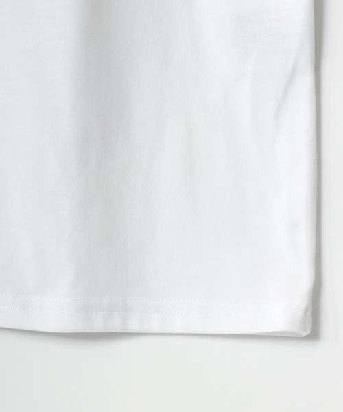 SMILEY FACE（スマイリーフェイス）の「SMILEY FACE/スマイリーフェイス オーバーサイズ 袖プリント バックプリント ロゴ ワンポイント ロングスリーブTシャツ/吸水速乾 UVカット ロンT/レディース メンズ（Tシャツ/カットソー・レディース・ホワイト系その他/ラベンダー/スミクロ/ミント/ホワイト/ブラック系その他/ブラック/ネイビー・L/M/LL）」の21枚目の写真