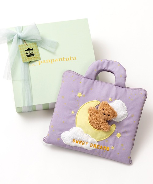panpantutu（パンパンチュチュ）の「Sweet Dreams おやすみ布絵本　プレゼントBOX入り（ベビーギフト・キッズ・ピンク/ミント/ピンク系その他/グリーン系その他・FREE）」の2枚目の写真