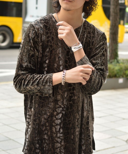 BROTHERHOOD（ブラザーフッド）の「【BROTHERHOOD】ウェーブプレート バングル（バングル/リストバンド・メンズ・シルバー・FREE）」の6枚目の写真