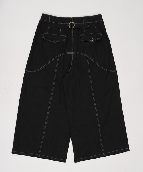 Pachman パハマン フレアハーフパンツ ハイライズ B9126 ze-01096z.jpg