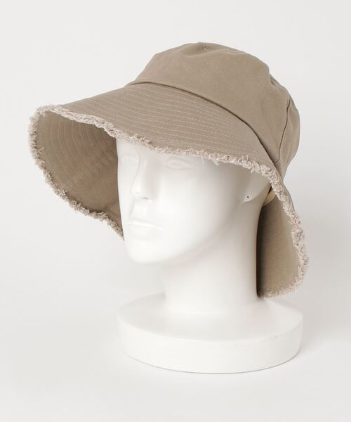 FUNALIVE（ファンアライブ）の「PAGE ONE ＵＶキャンバスフリンジハット（ハット・レディース・グレイッシュベージュ/ミント/イエロー/キナリ/ブラック・FREE）」の20枚目の写真