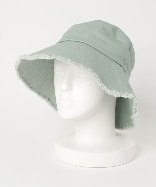 FUNALIVE（ファンアライブ）の「PAGE ONE ＵＶキャンバスフリンジハット（ハット・レディース・グレイッシュベージュ/ミント/イエロー/キナリ/ブラック・FREE）」の21枚目の写真