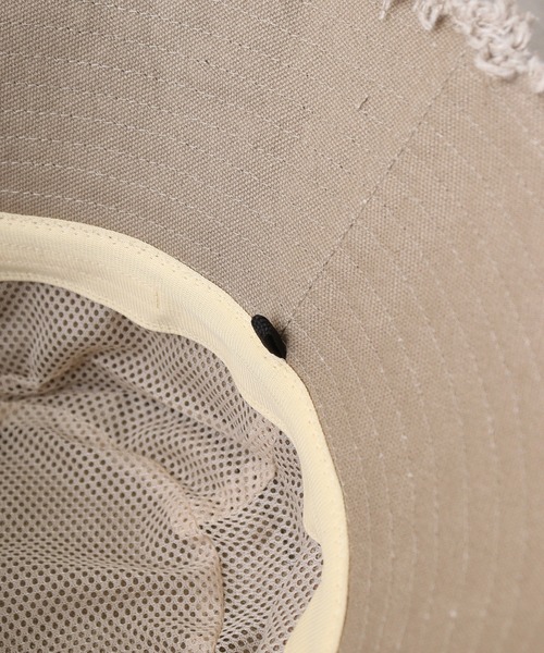 FUNALIVE（ファンアライブ）の「PAGE ONE ＵＶキャンバスフリンジハット（ハット・レディース・グレイッシュベージュ/ミント/イエロー/キナリ/ブラック・FREE）」の18枚目の写真