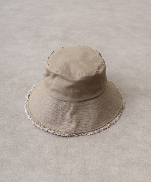 FUNALIVE（ファンアライブ）の「PAGE ONE ＵＶキャンバスフリンジハット（ハット・レディース・グレイッシュベージュ/ミント/イエロー/キナリ/ブラック・FREE）」の13枚目の写真